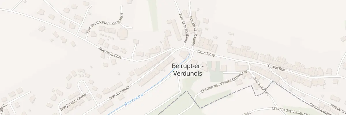 Plan du 1 Rue du Moulin à Belrupt-en-Verdunois