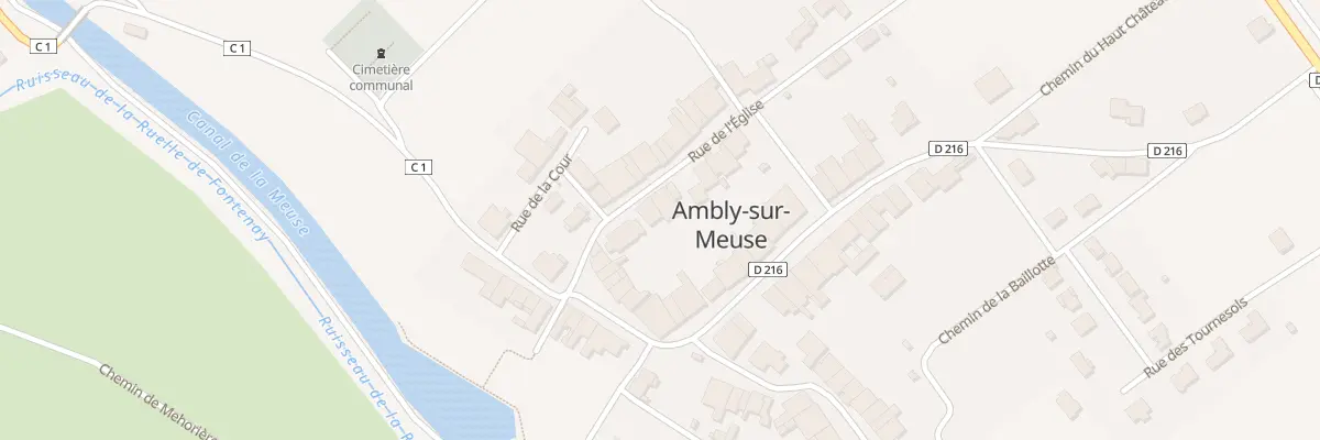 Plan du 13 Rue de l’Eglise à Ambly-sur-Meuse