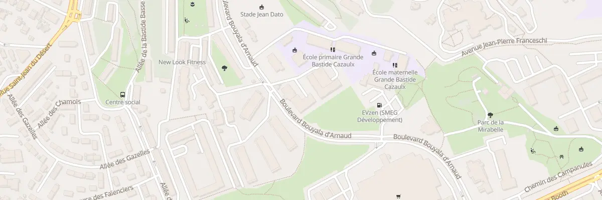 Plan du 40 Bd Bouyala d’Arnaud à Marseille 12e Arrondissement
