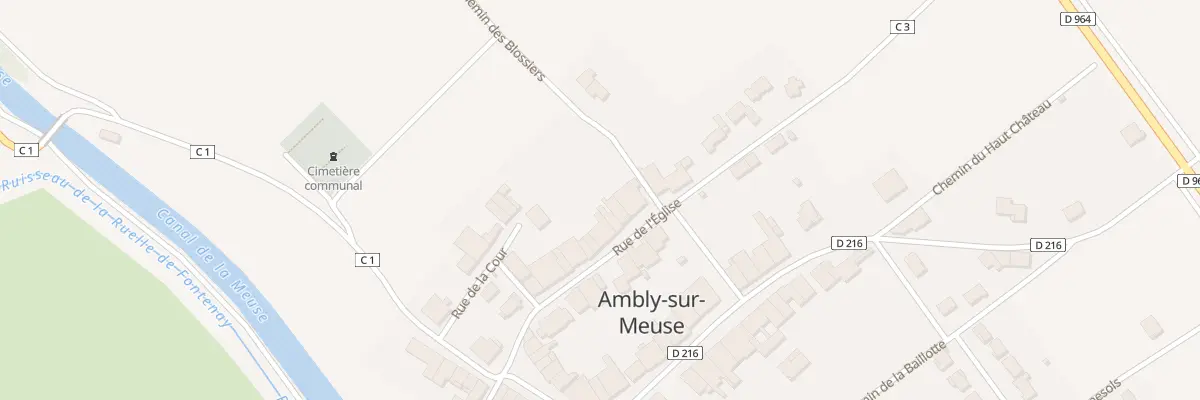 Plan du 8 Rue de l’Eglise à Ambly-sur-Meuse