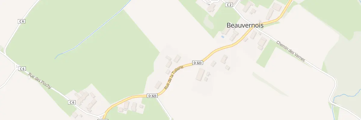 Plan du 11 Rue de la Tuilerie à Beauvernois