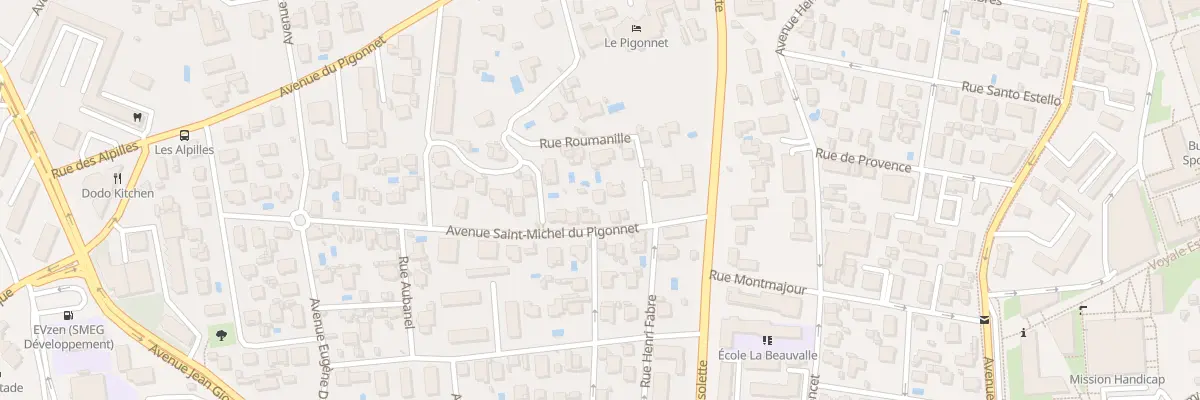 Plan du 6 Av Saint-Michel du Pigonnet à Aix-en-Provence