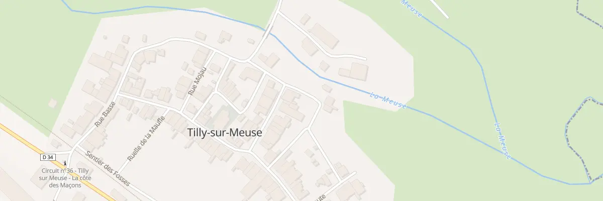 Plan du 6 Rue de la Place Brechamp à Tilly-sur-Meuse