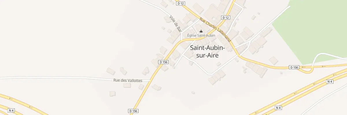 Plan du 6 Rue St Jean à Saint-Aubin-sur-Aire