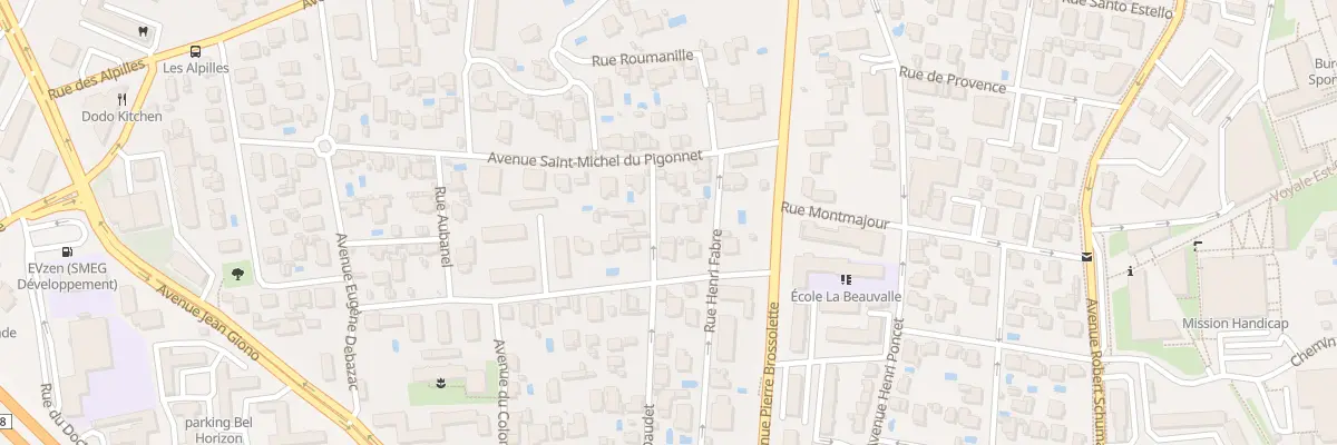 Plan du 3 Rue Alphonse Daudet à Aix-en-Provence