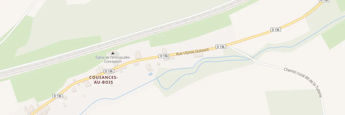 Plan du 30 Rue Ulysse Guinard à Cousances-lès-Triconville
