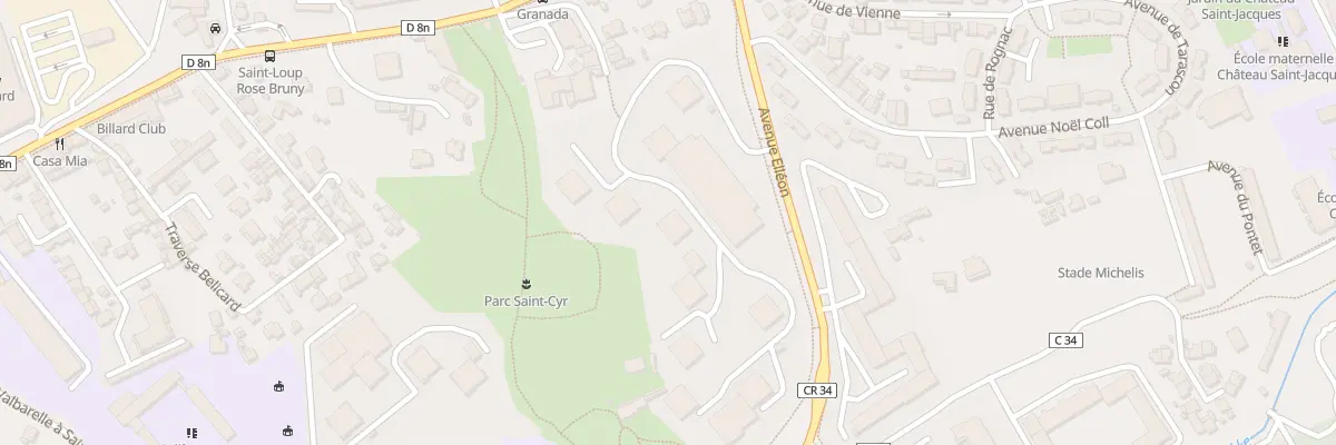 Plan du 22 Av Elleon à Marseille 10e Arrondissement