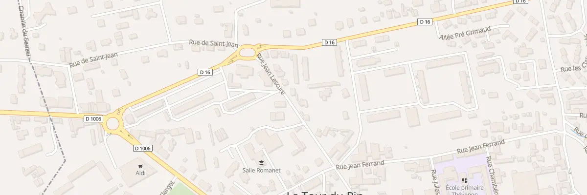 Plan du 38 Rue Jean Lescure à La Tour-du-Pin