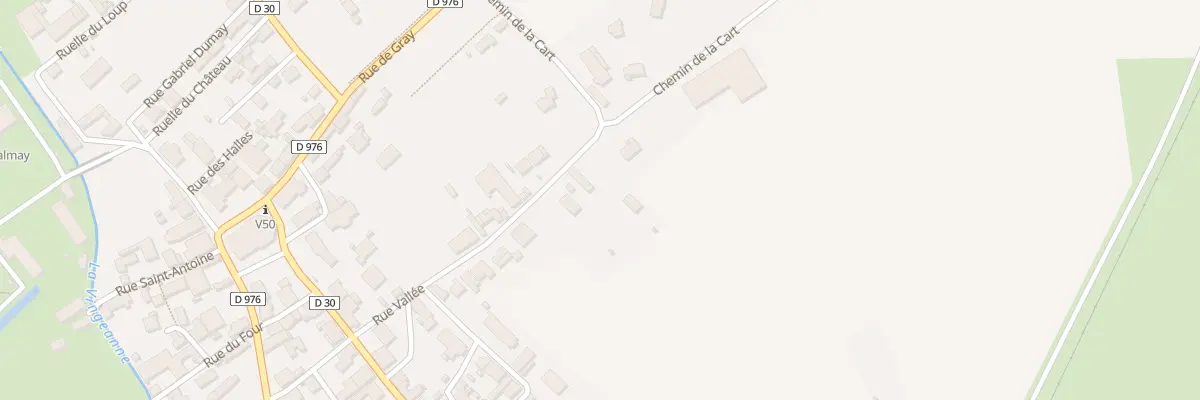 Plan du 38B Rue Vallée à Talmay