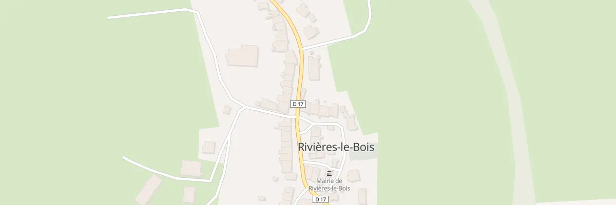 Plan du 1 Rue du Lavoir à Rivières-le-Bois