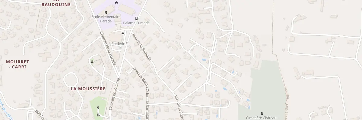 Plan du 25 Rue de la fumade à Marseille 13e Arrondissement