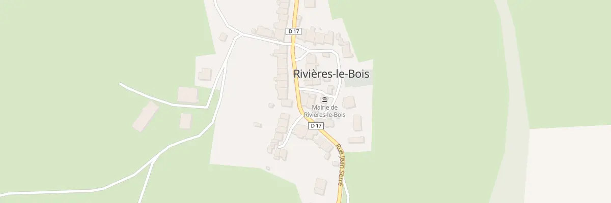 Plan du 5 Rue Jean Serre à Rivières-le-Bois