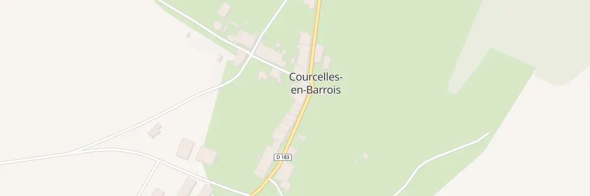 Plan du 7 Gr Grande Rue à Courcelles-en-Barrois