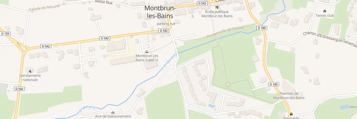 Plan du 26 Les Crottes à Montbrun-les-Bains