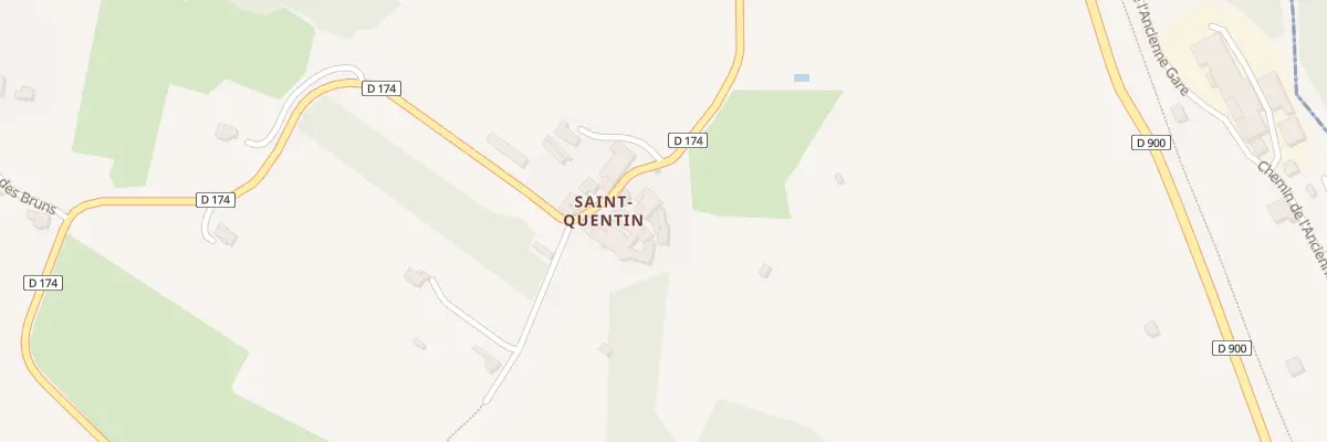 Plan de Saint Quentin à Saignon