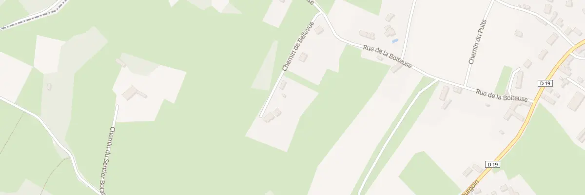 Plan du 151 Che de Bellevue à Vézeronce-Curtin
