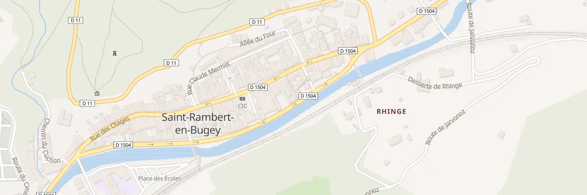 Plan du 18 Quai Lamartine à Saint-Rambert-en-Bugey