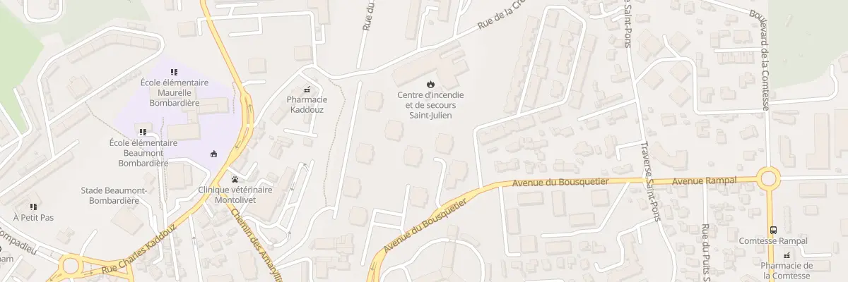 Plan du 5288F Res Les Bougainvillees à Marseille 12e Arrondissement