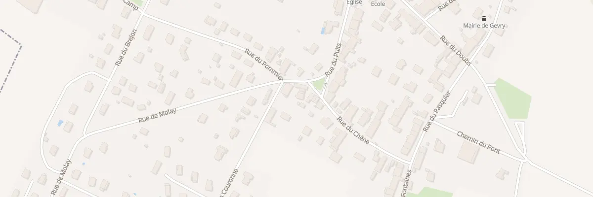 Plan du 25 Rue du Puits à Gevry
