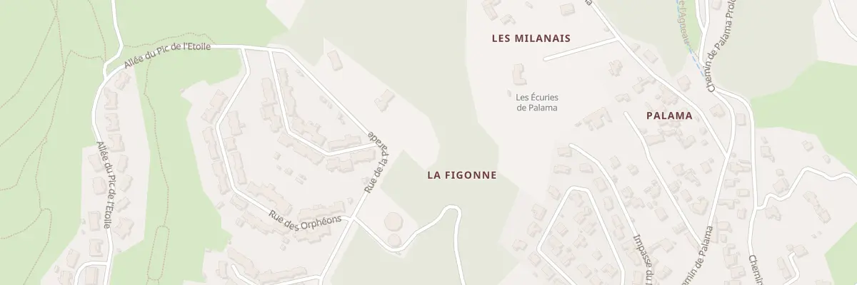 Plan du 100 Rue de la Parade à Marseille 13e Arrondissement