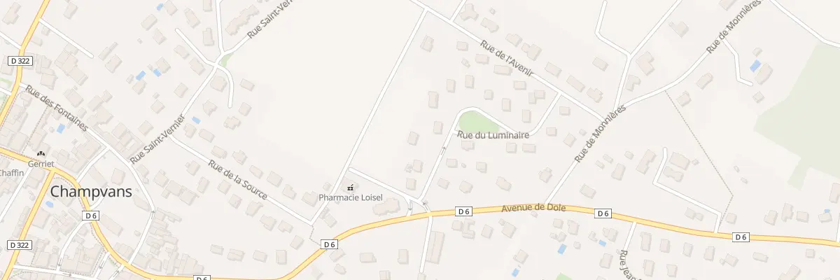 Plan du 5 Rue du Luminaire à Champvans