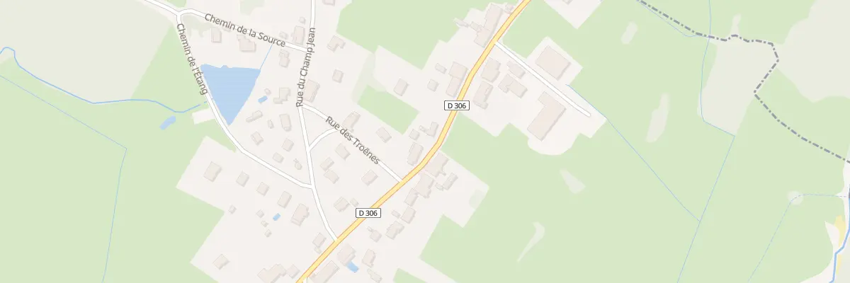 Plan du 278 Rte de Courlaoux à Condamine