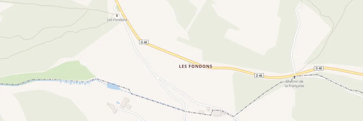 Plan du 3044 Rte Dept 48 Direction Auribeau à Saignon