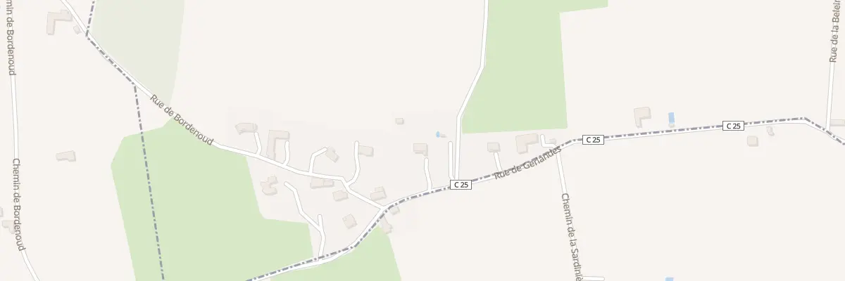 Plan du 1616 Rue de Gerlandes à Vasselin
