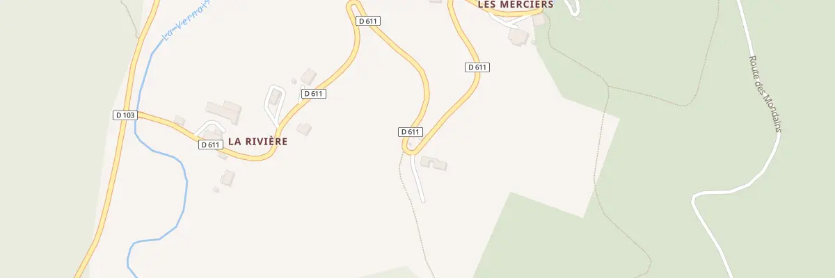 Plan du 1940 Che de la Rivière à La Chapelle-en-Vercors