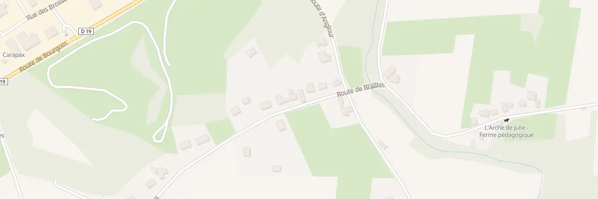 Plan du 2334 Rte de Brailles à Vézeronce-Curtin