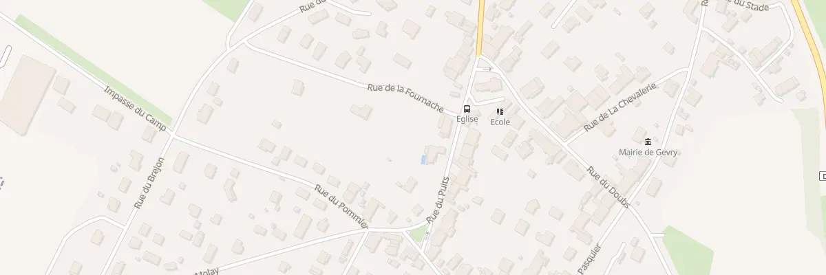 Plan du 2 Rue du Puits à Gevry