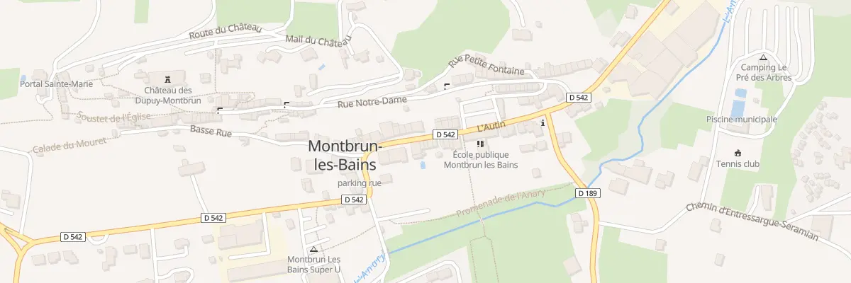 Plan du 5091 Le Village à Montbrun-les-Bains