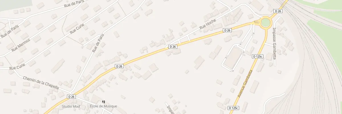 Plan du 48 Rue de la République à Chalindrey