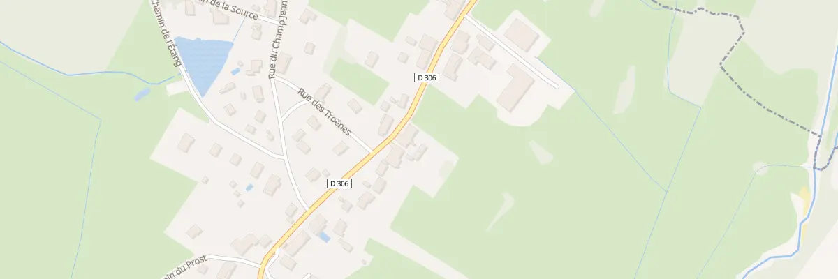 Plan du 281 Rte de Courlaoux à Condamine