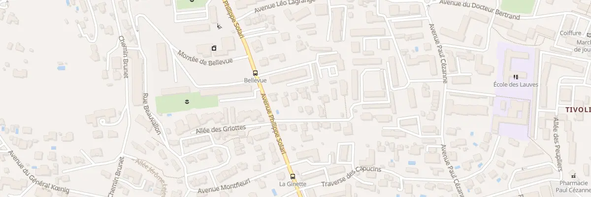 Plan du 4 Bd des Charmettes à Aix-en-Provence