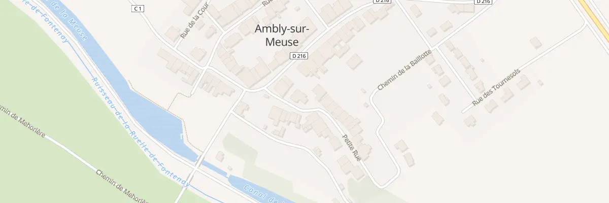 Plan du 1 Ptr Petite Rue à Ambly-sur-Meuse