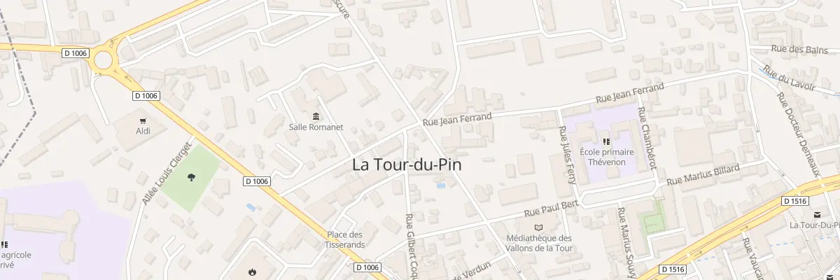 Plan du 29 Rue Jean Jaures à La Tour-du-Pin