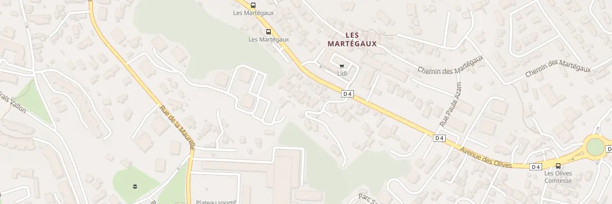 Plan du 234 Av des Olives à Marseille 13e Arrondissement