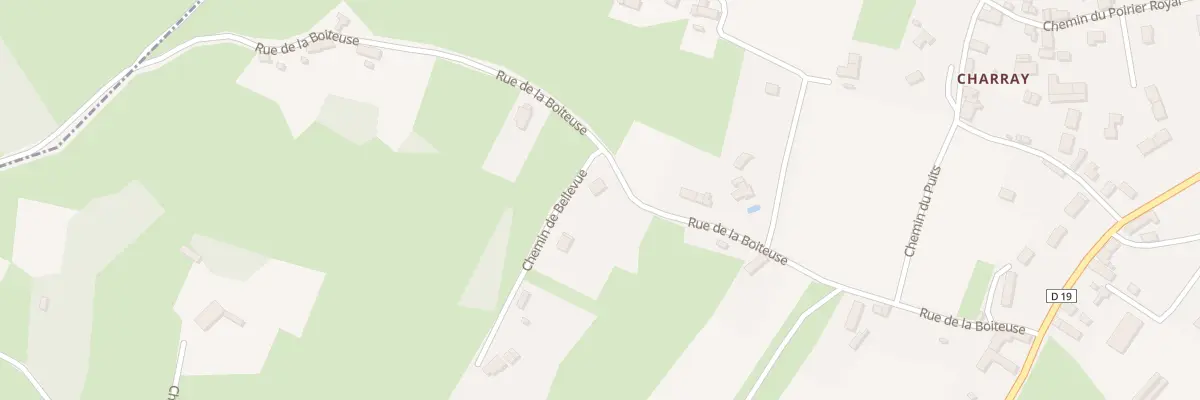 Plan du 385 Rue de la Boiteuse à Vézeronce-Curtin