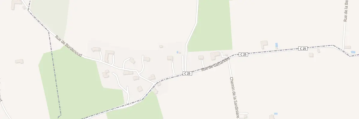 Plan du 1592 Rue de Gerlandes à Vasselin