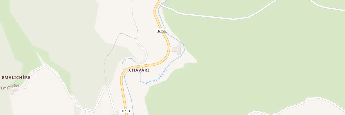 Plan du 5083 Chavari à Saint-Martin-en-Vercors