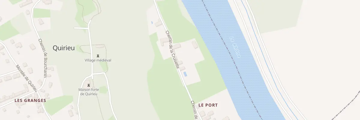Plan du 222 Che de la Cruisette à Bouvesse-Quirieu