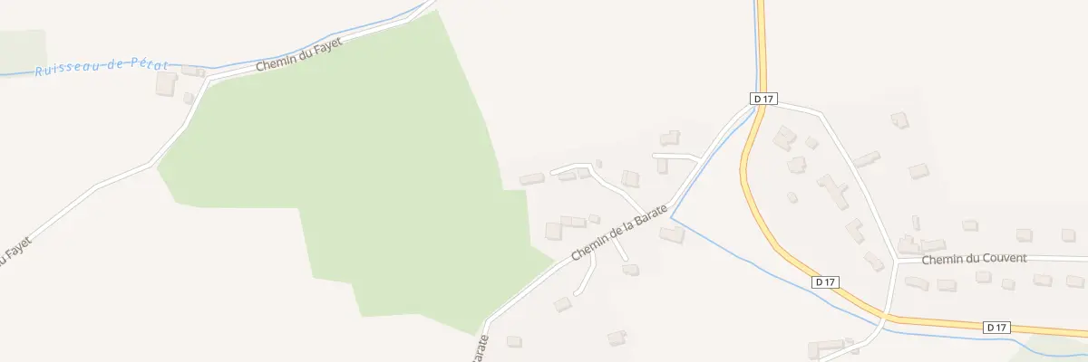 Plan du 71 Che de la Barate à Sainte-Blandine