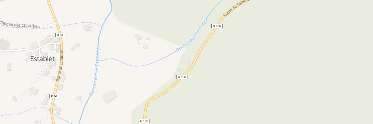 Plan du 463 Rte de Saint Dizier à Establet