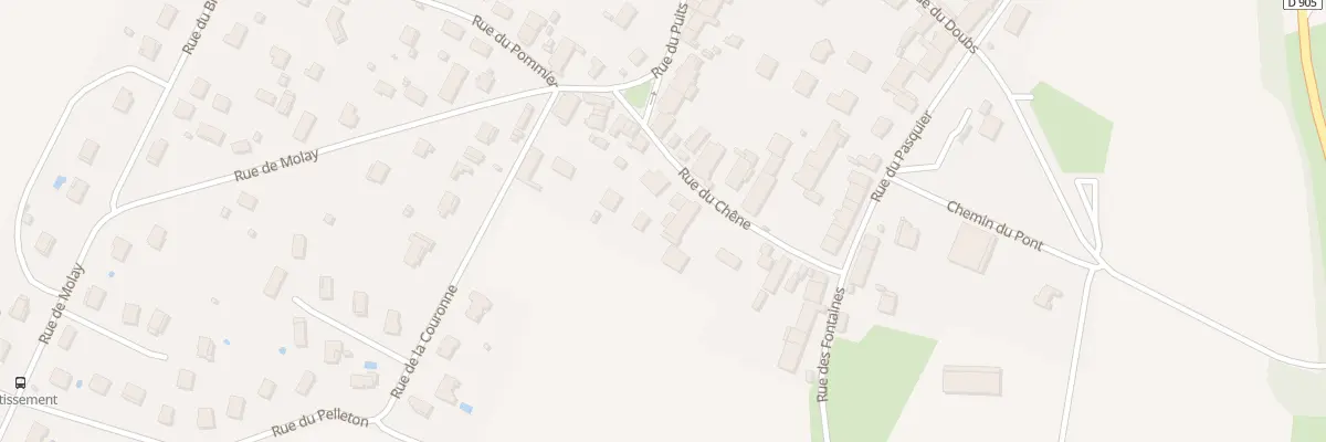 Plan du 8 Rue du Chene à Clairvaux-les-Lacs