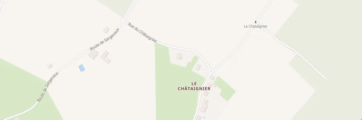 Plan du 2 Rue du Chataignier à Rye