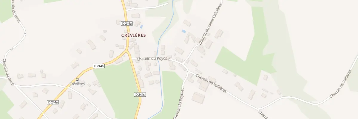 Plan du 5223 Crevieres à Arandon-Passins
