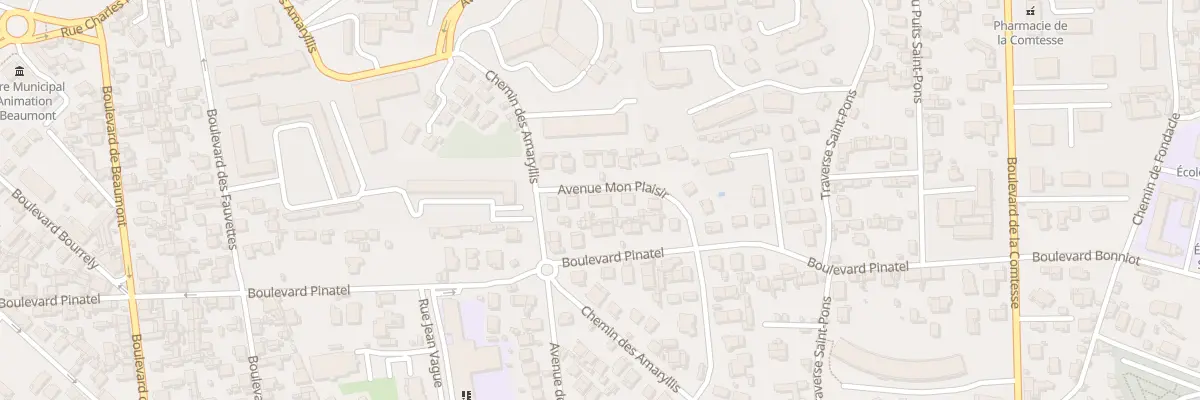 Plan du 25 Bd Mon Plaisir à Marseille 12e Arrondissement