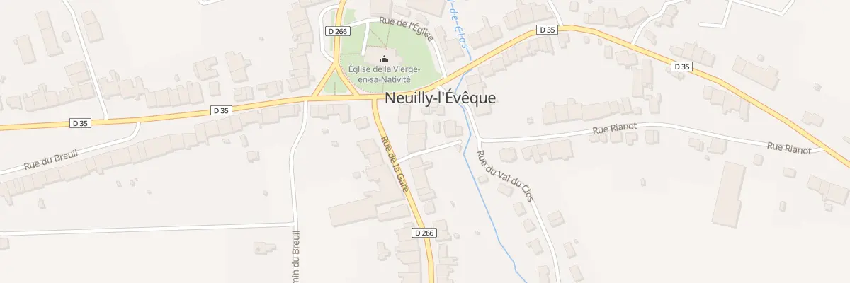 Plan du 3 Rue de la Gare à Neuilly-l’Évêque