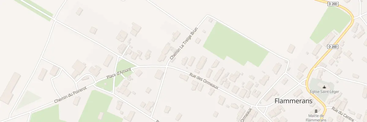 Plan du 26 Rue des Ormeaux à Flammerans